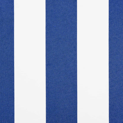 vidaXL Awning Replacement Fabric Blue and White 450 x 350 cm Polyester 4
