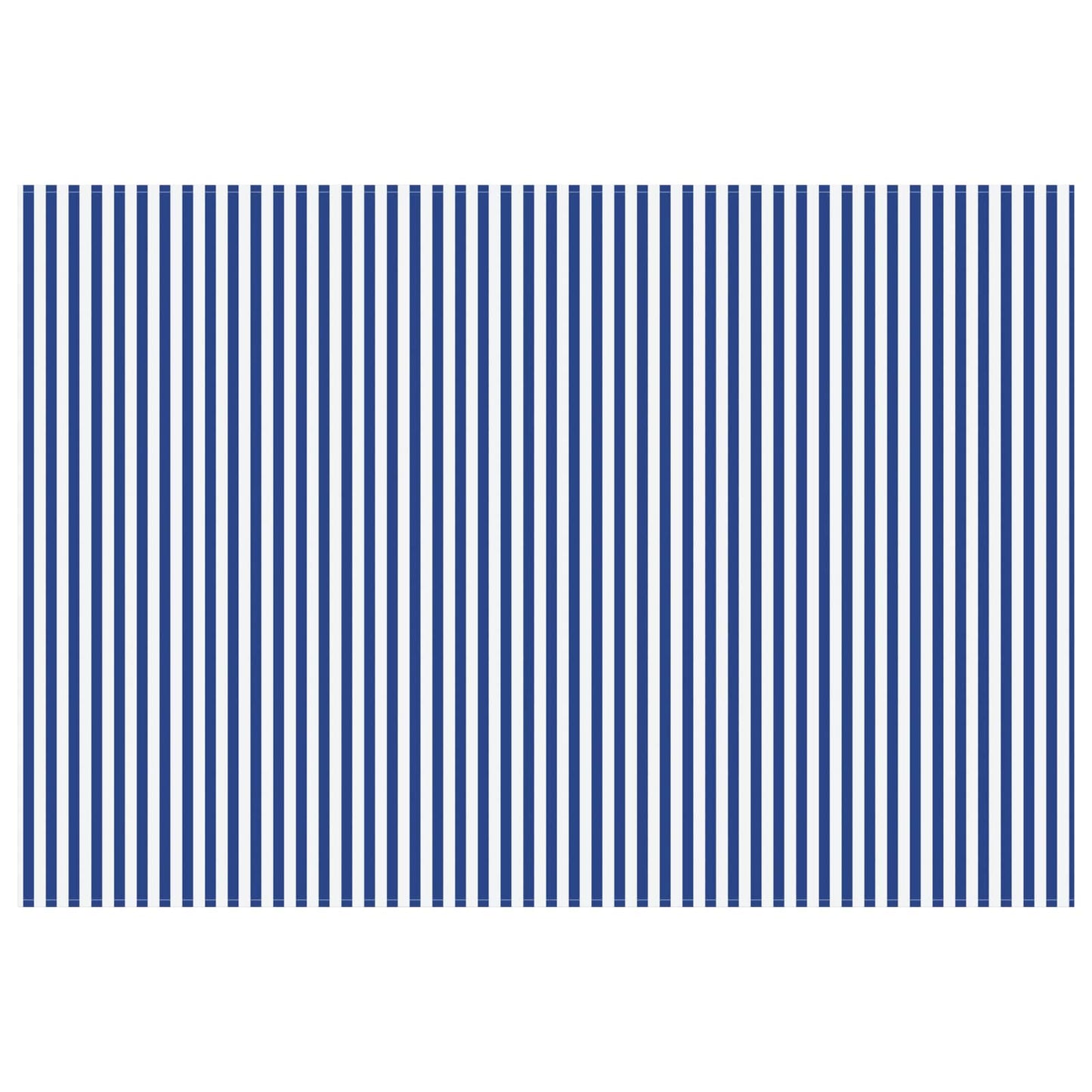vidaXL Awning Replacement Fabric Blue and White 500 x 300 cm Polyester 3