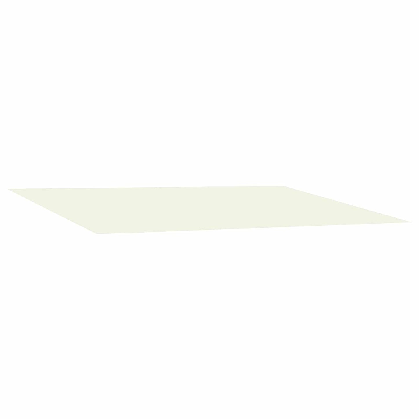 vidaXL Awning Replacement Fabric Cream 400 x 350 cm Polyester 2
