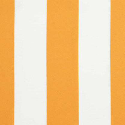 vidaXL Awning Replacement Fabric Yellow and White 400 x 300 cm 4