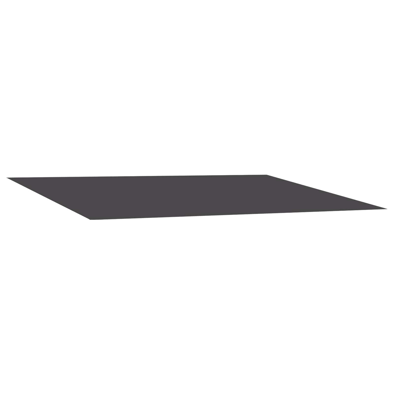 vidaXL Awning Replacement Fabric Anthracite 400 x 350 cm Polyester 2