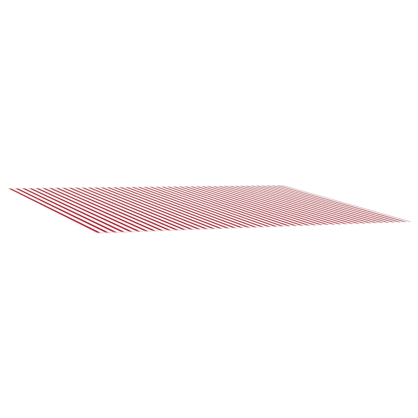vidaXL Awning Replacement Fabric Red and White 300 x 250 cm Polyester 2