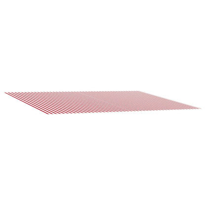 vidaXL Awning Replacement Fabric Red and White 300 x 250 cm Polyester 2