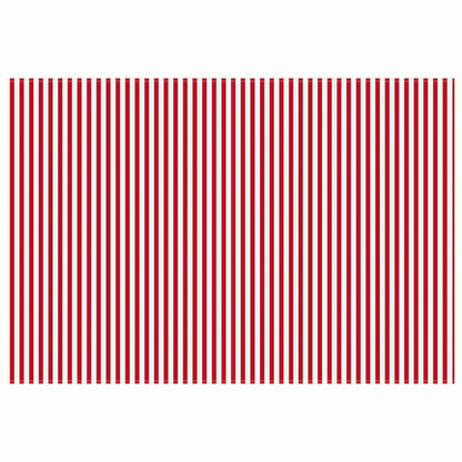 vidaXL Awning Replacement Fabric Red and White 300 x 250 cm Polyester 3