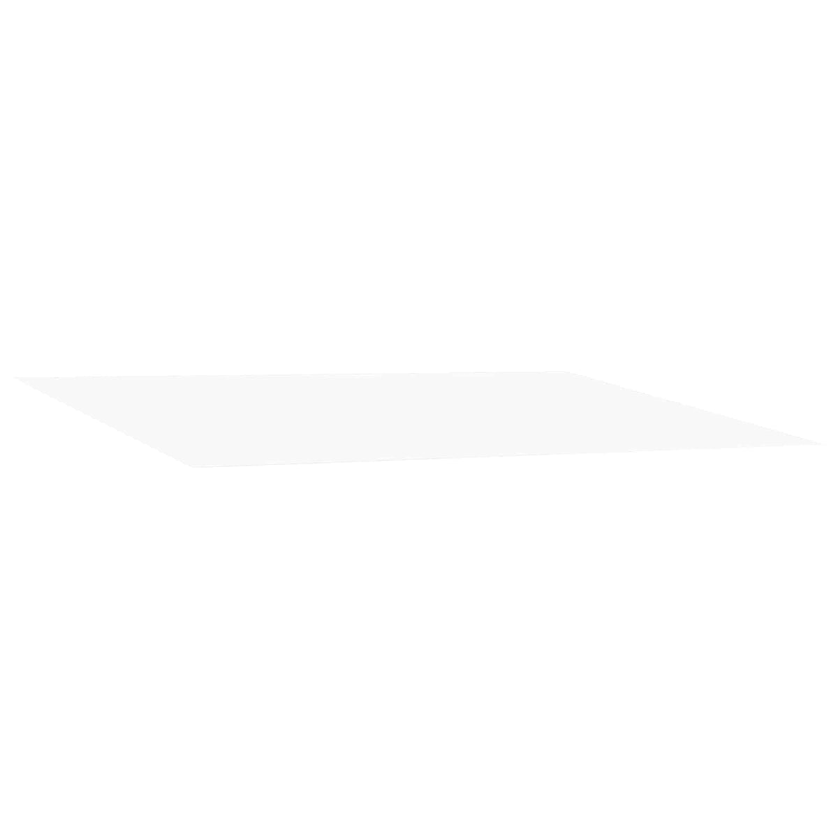 Awning Replacement Fabric 400 x 300 cm Polyester Drop 300 cm Width 400 cm White