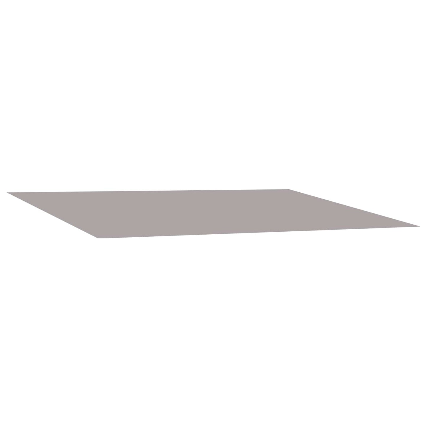 vidaXL Awning Replacement Fabric Light Grey 300 x 250 cm Polyester 2