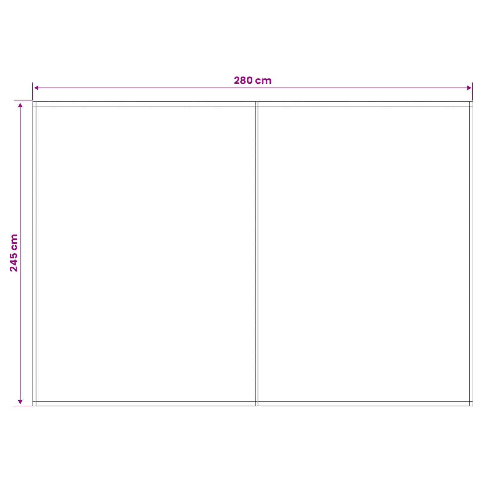 vidaXL Awning Replacement Fabric Light Grey 300 x 250 cm Polyester 5