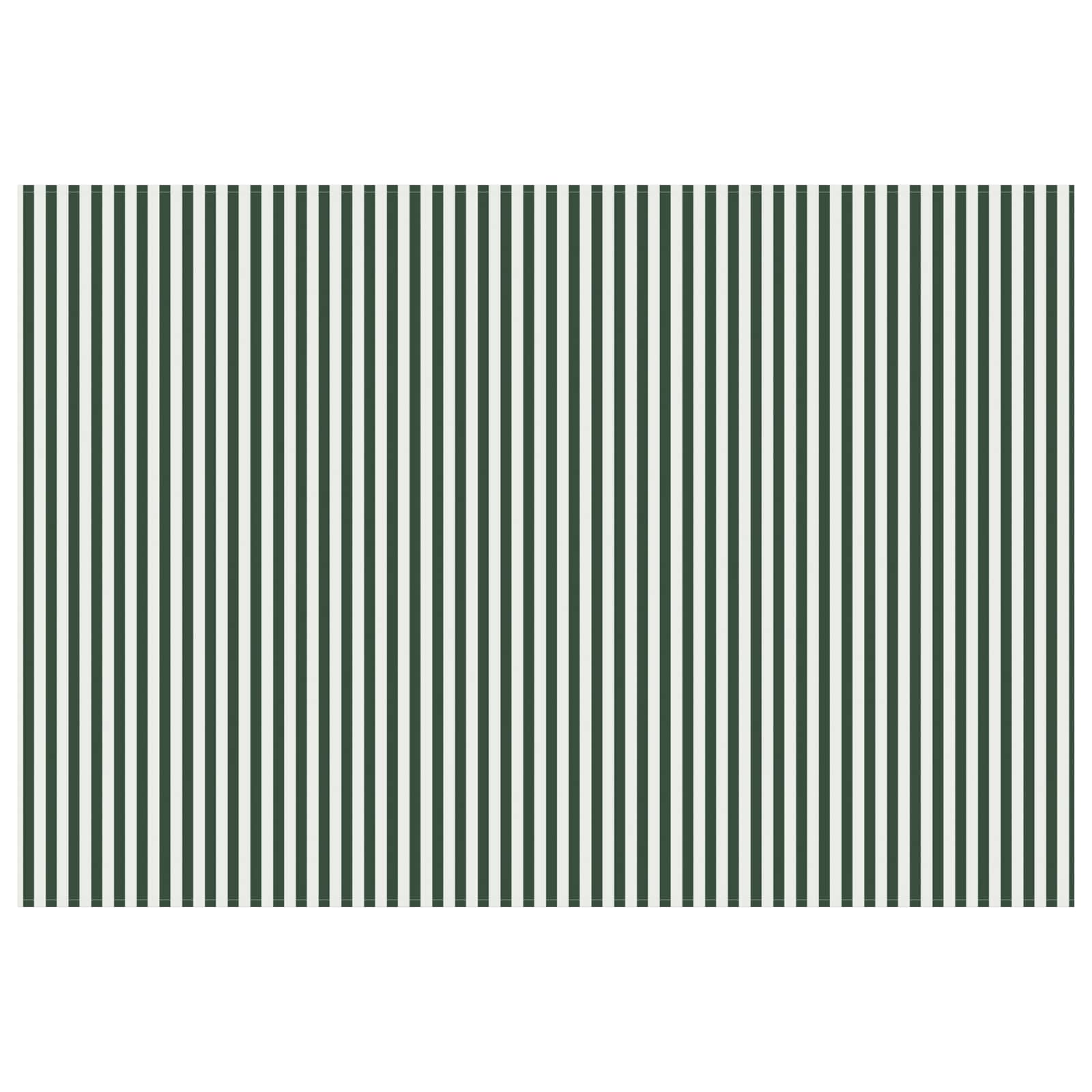 vidaXL Awning Replacement Fabric Green and White 300 x 250 cm 3