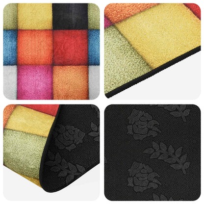vidaXL Rug Runner LESAKA Colourful 100 x 450 cm Diamond Velvet 3