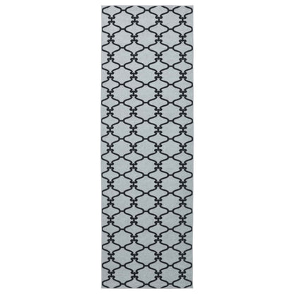 vidaXL Rug Runner ORIZ 1150 gsm Grey Mesh Pattern 2