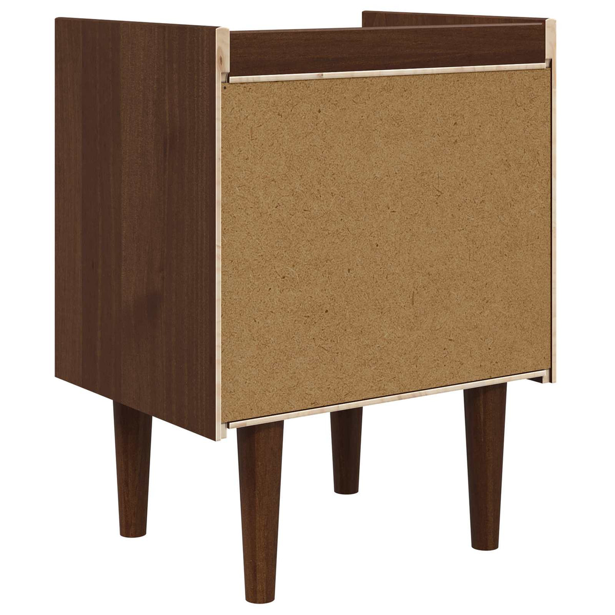 vidaXL Bedside Table BILBAO Dark Caramel 45 x 35 x 59 cm 6