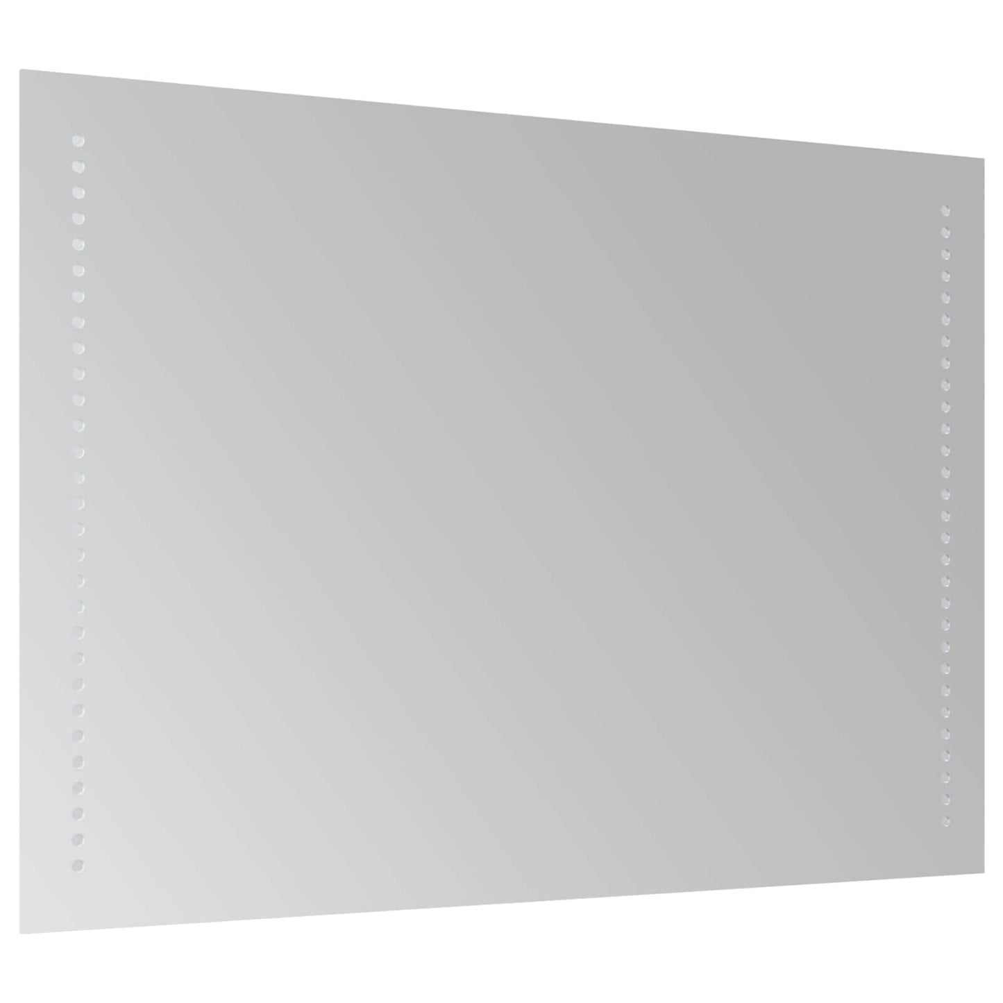 vidaXL LED Bathroom Mirror Transparent 70 x 50 cm Tempered Glass 4