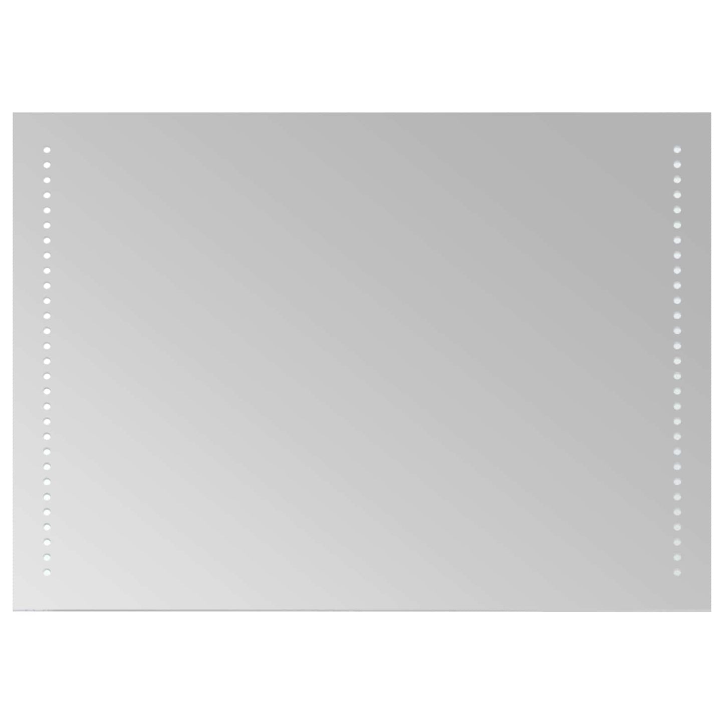 vidaXL LED Bathroom Mirror Transparent 70 x 50 cm Tempered Glass 2