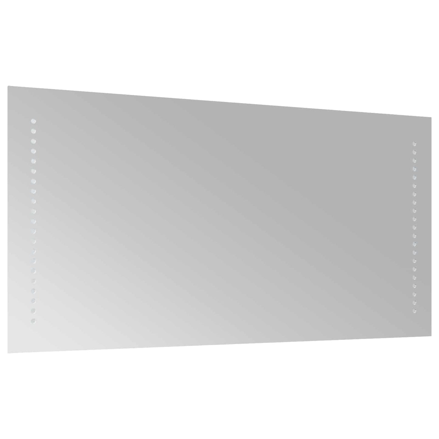 vidaXL LED Bathroom Mirror Transparent 80 x 40 cm Tempered Glass 4