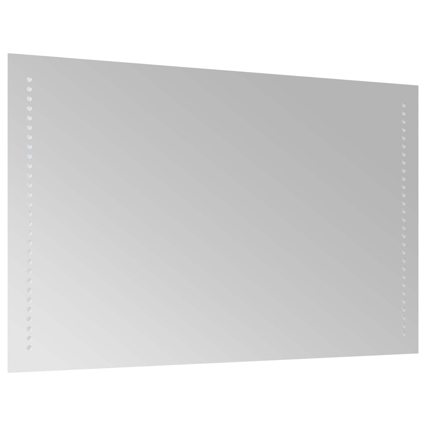 vidaXL LED Bathroom Mirror Transparent 80 x 50 cm Tempered Glass 4