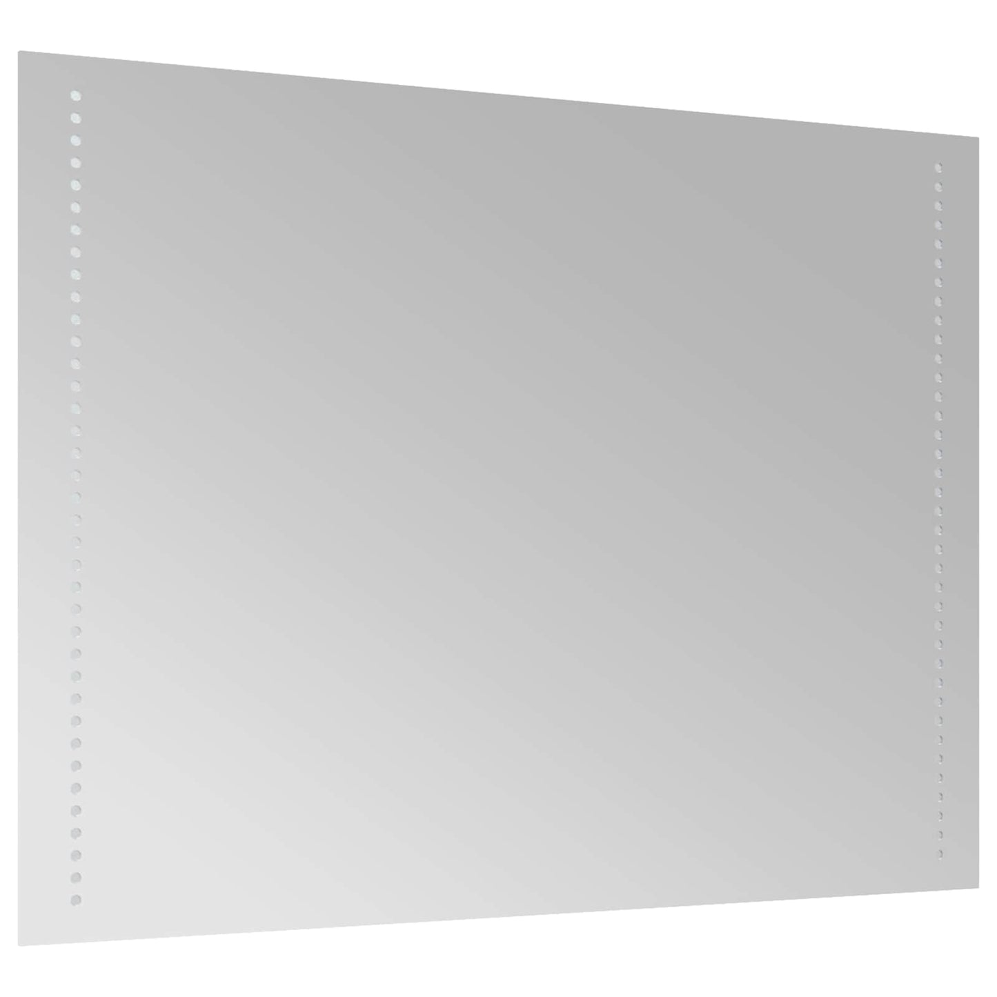 vidaXL LED Bathroom Mirror Transparent 80 x 60 cm Tempered Glass 4
