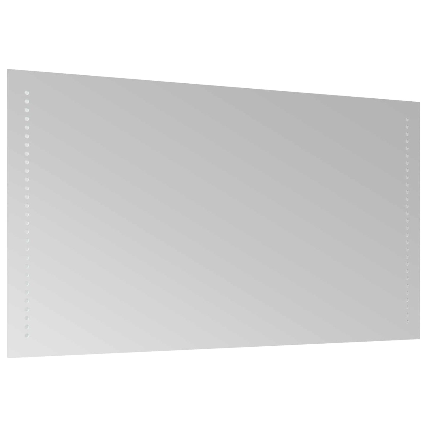 vidaXL LED Bathroom Mirror Transparent 90 x 50 cm Tempered Glass 4