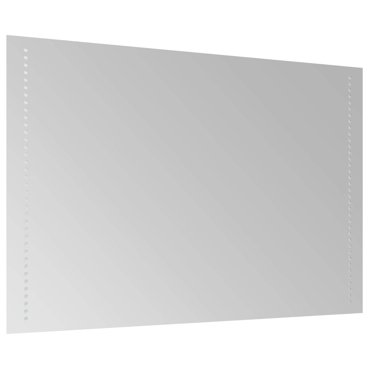 vidaXL LED Bathroom Mirror Transparent 90 x 60 cm Tempered Glass 4