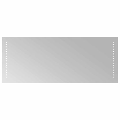 vidaXL LED Bathroom Mirror Transparent 100 x 40 cm Tempered Glass 2