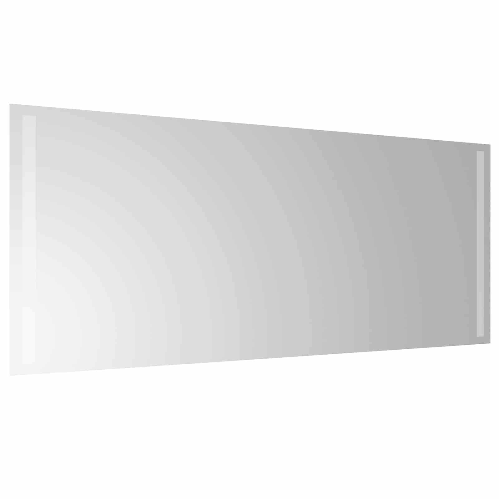 vidaXL LED Bathroom Mirror Transparent 100 x 40 cm Tempered Glass 4