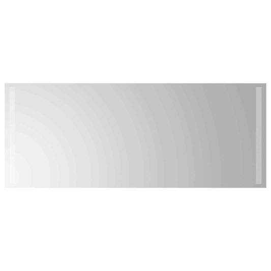 vidaXL LED Bathroom Mirror Transparent 100 x 40 cm Tempered Glass 2