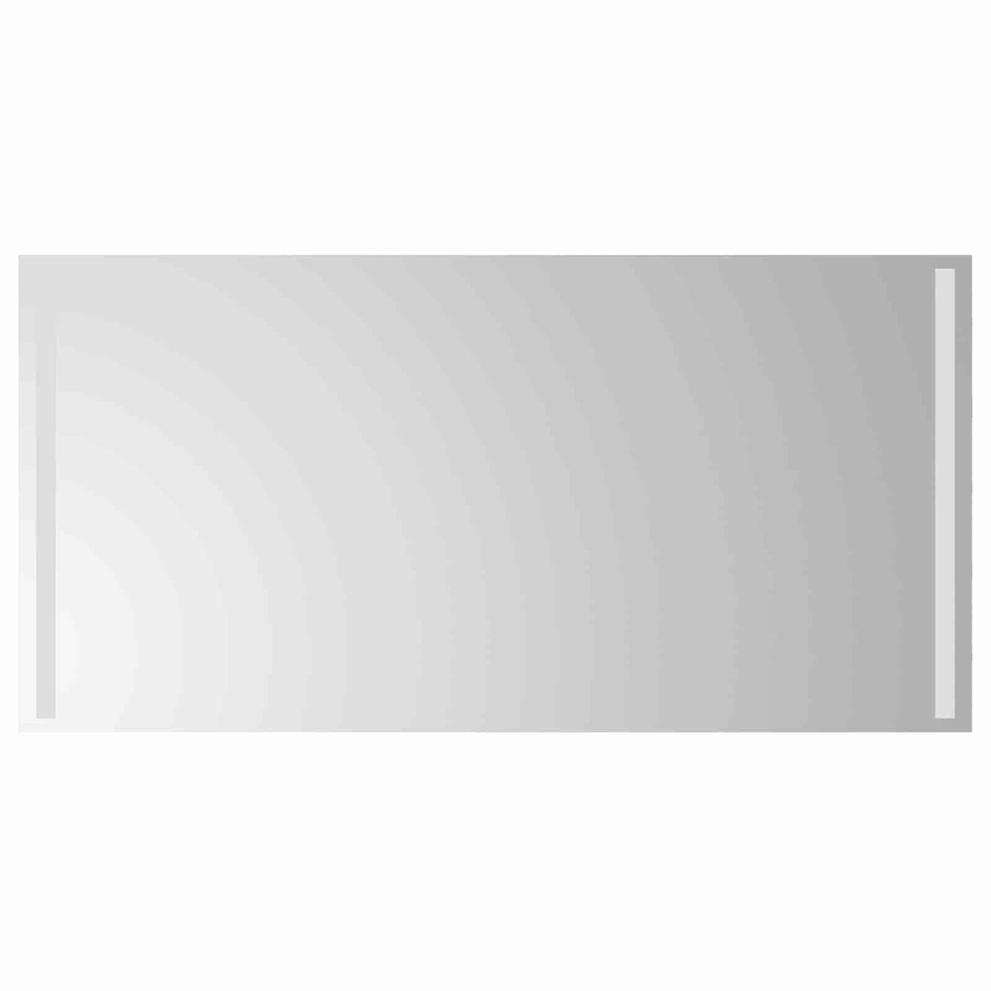 vidaXL LED Bathroom Mirror Transparent 100 x 50 cm Tempered Glass 2