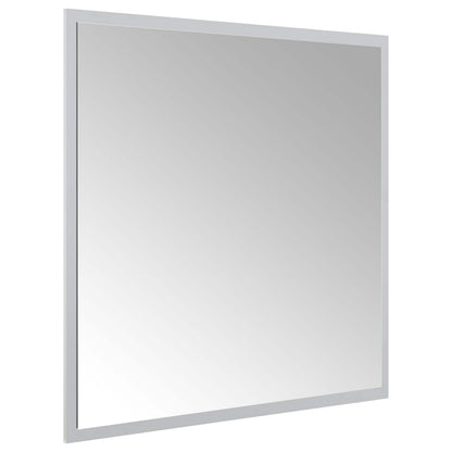 vidaXL LED Bathroom Mirror Transparent 60 x 60 cm Tempered Glass 4