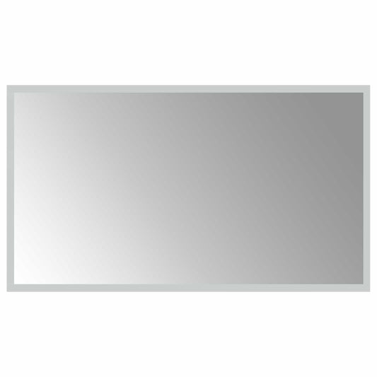 vidaXL LED Bathroom Mirror Transparent 70 x 40 cm Tempered Glass 2