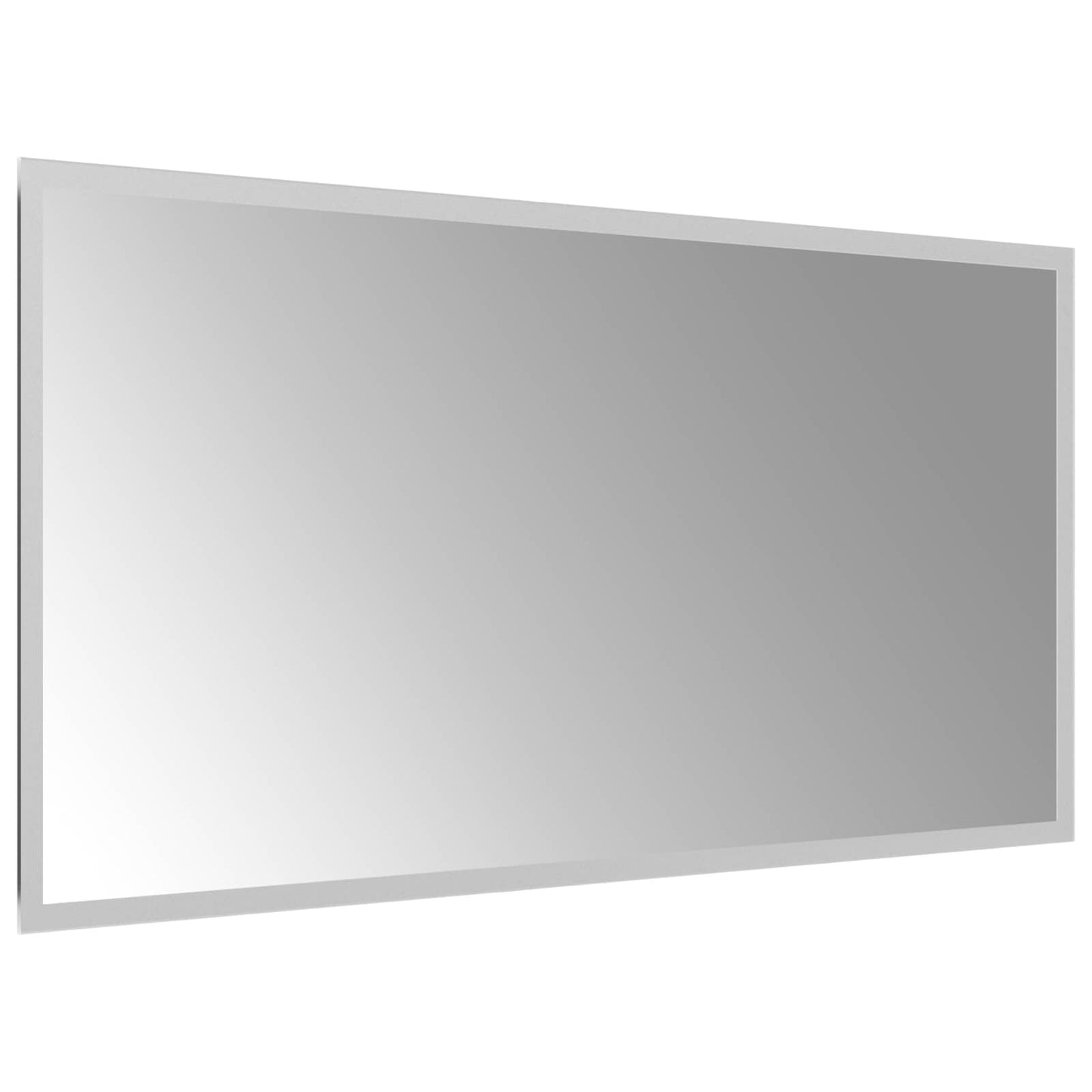vidaXL LED Bathroom Mirror Transparent 80 x 40 cm Tempered Glass 4