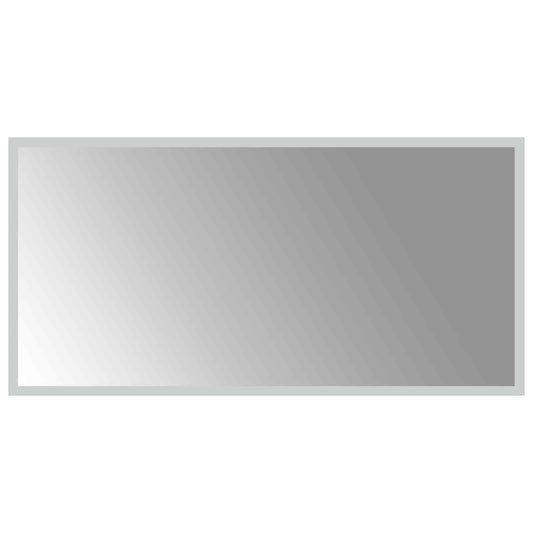 vidaXL LED Bathroom Mirror Transparent 80 x 40 cm Tempered Glass 2