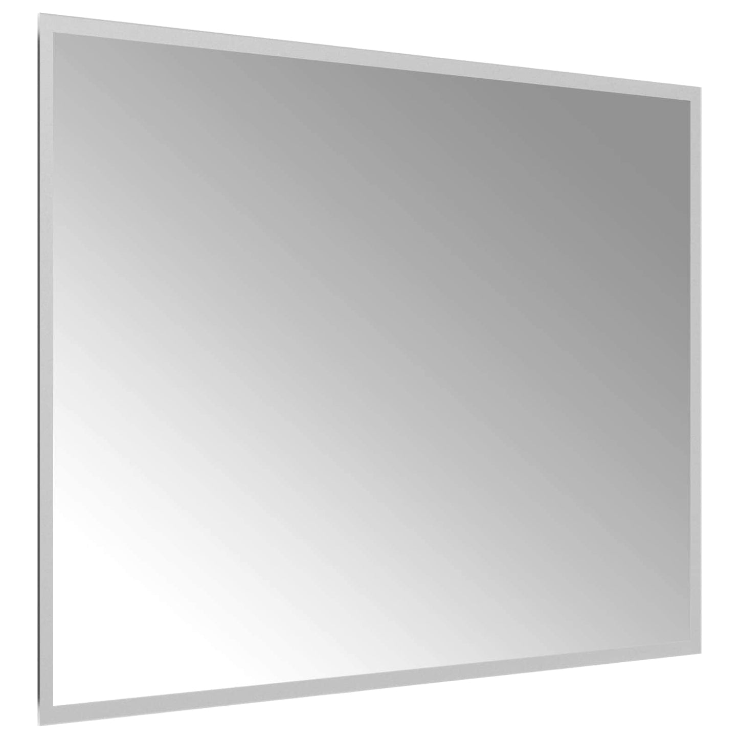 vidaXL LED Bathroom Mirror Transparent 80 x 60 cm Tempered Glass 4