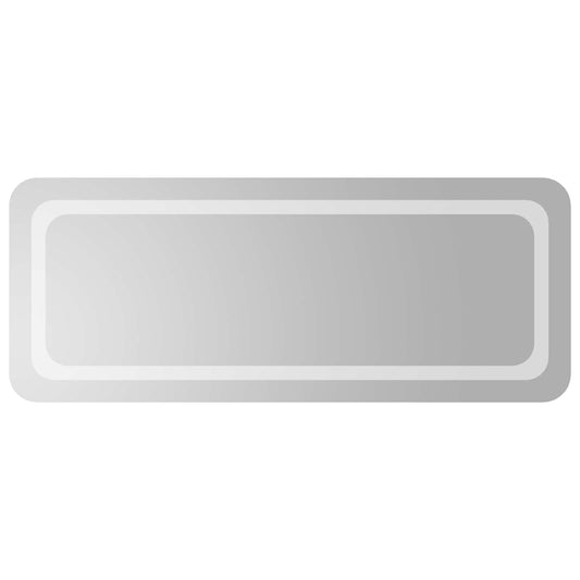 vidaXL LED Bathroom Mirror Transparent 100 x 40 cm Tempered Glass 2