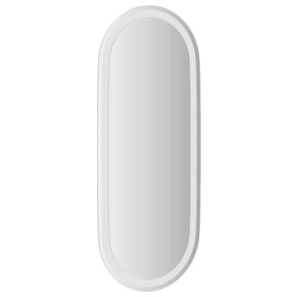 vidaXL LED Bathroom Mirror Transparent 90 x 40 cm Tempered Glass 6