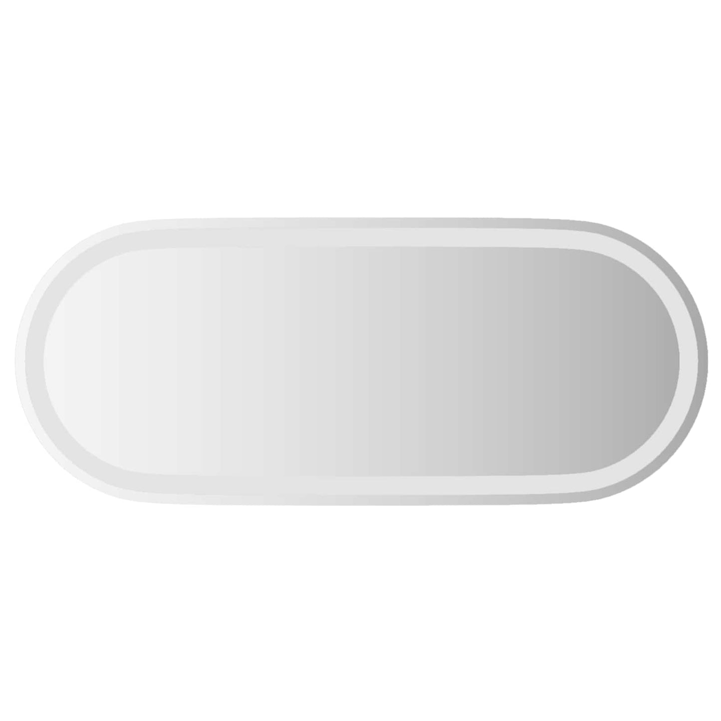 vidaXL LED Bathroom Mirror Transparent 90 x 40 cm Tempered Glass 2