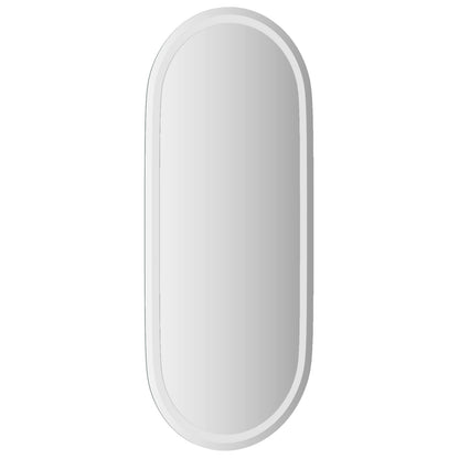vidaXL LED Bathroom Mirror Transparent 100 x 45 cm Tempered Glass 6