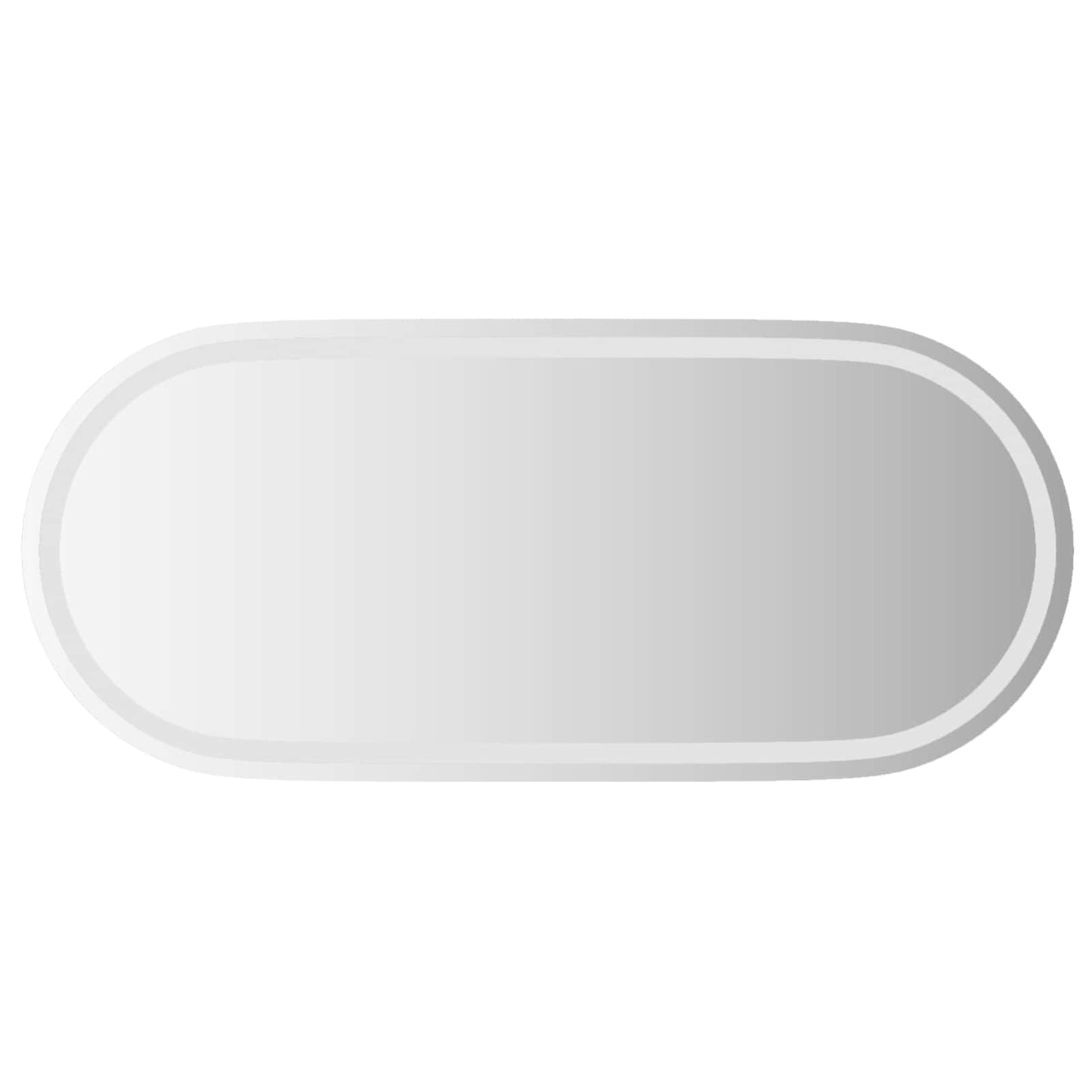vidaXL LED Bathroom Mirror Transparent 100 x 45 cm Tempered Glass 2