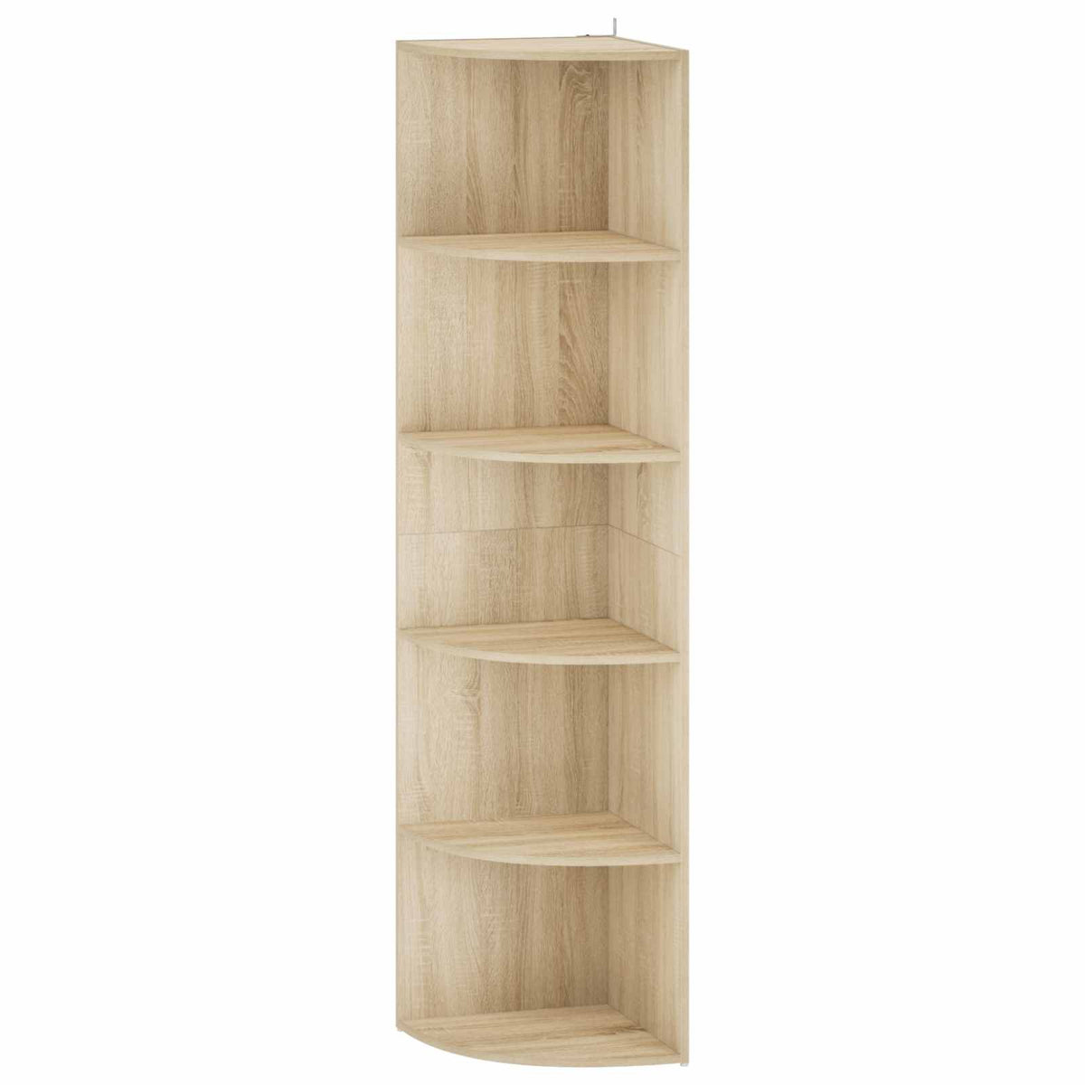 Corner Shelf 5-Tier 41.5 x 41.5 x 178 cm Engineered Wood Width 41.5 cm Height 178 cm Sonoma oak