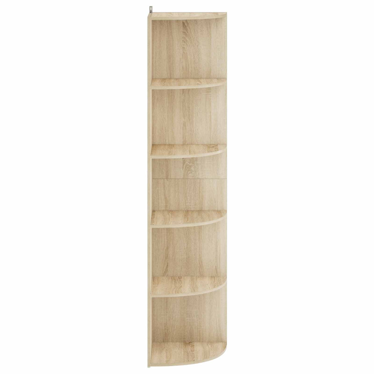Corner Shelf 5-Tier 41.5 x 41.5 x 178 cm Engineered Wood Width 41.5 cm Height 178 cm Sonoma oak