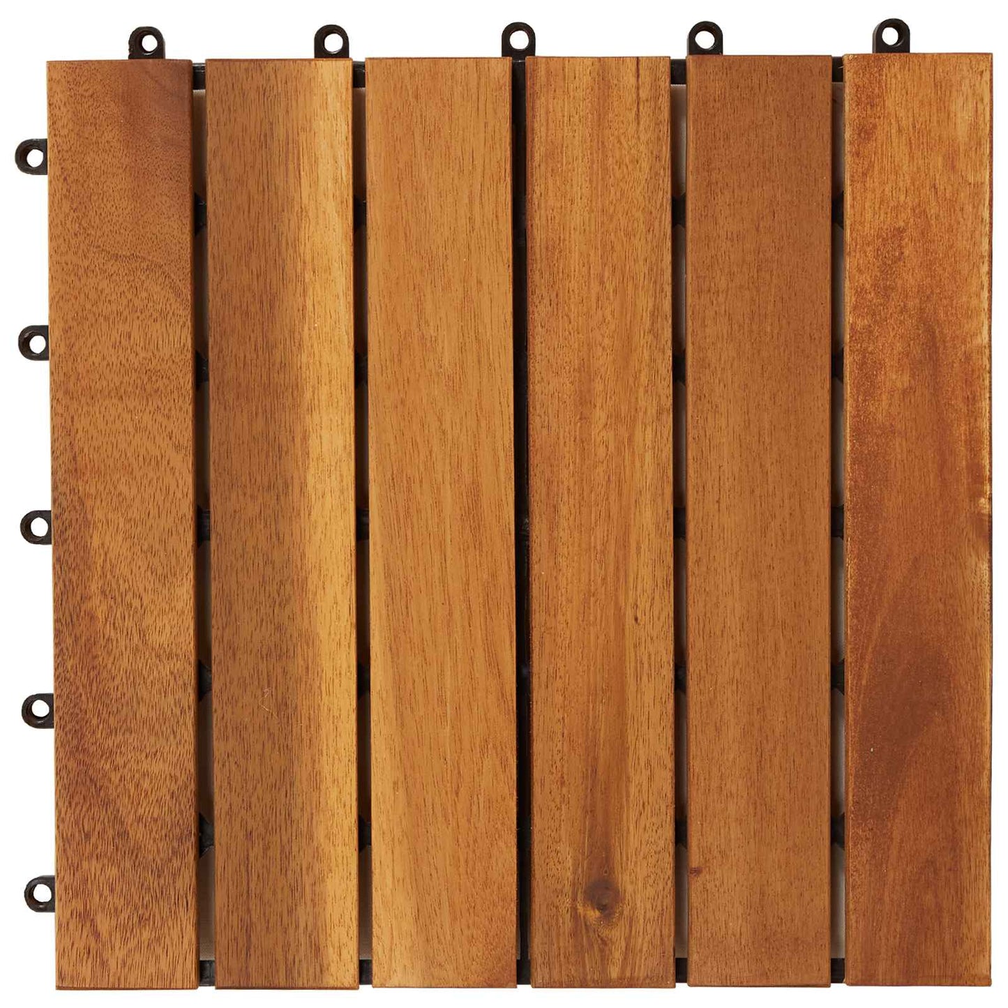 vidaXL Decking Tile 20 pcs Brown 30 x 30 cm Acacia Hardwood 5