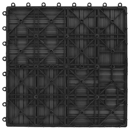 vidaXL Decking Tile 22 pcs Grey 30 x 30 cm WPC 3