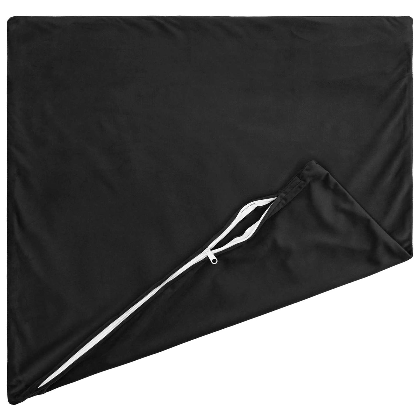 vidaXL Cushion with Pillow HEERLEN 12 pcs Black Velvet 4