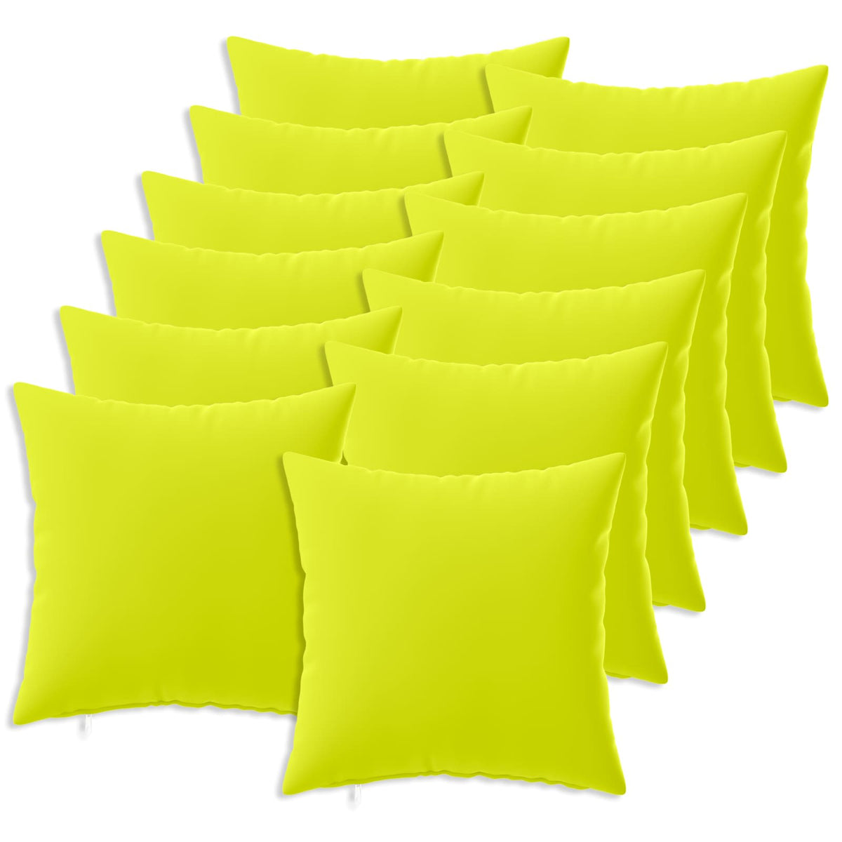 Throw Pillow HEERLEN Polyester 12 40 x 40 cm Bright green