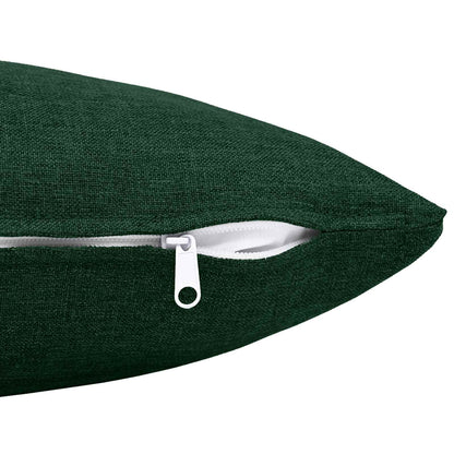 vidaXL Cushion with Pillow HEERLEN 6 pcs Dark Green Fabric 4