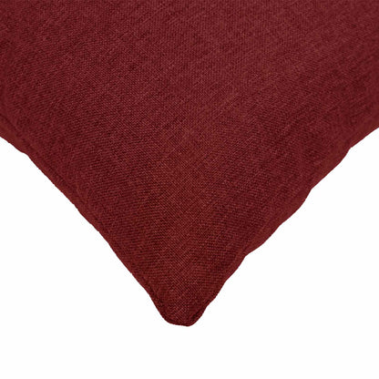 vidaXL Cushion with Pillow HEERLEN 6 pcs Wine Red Fabric 5