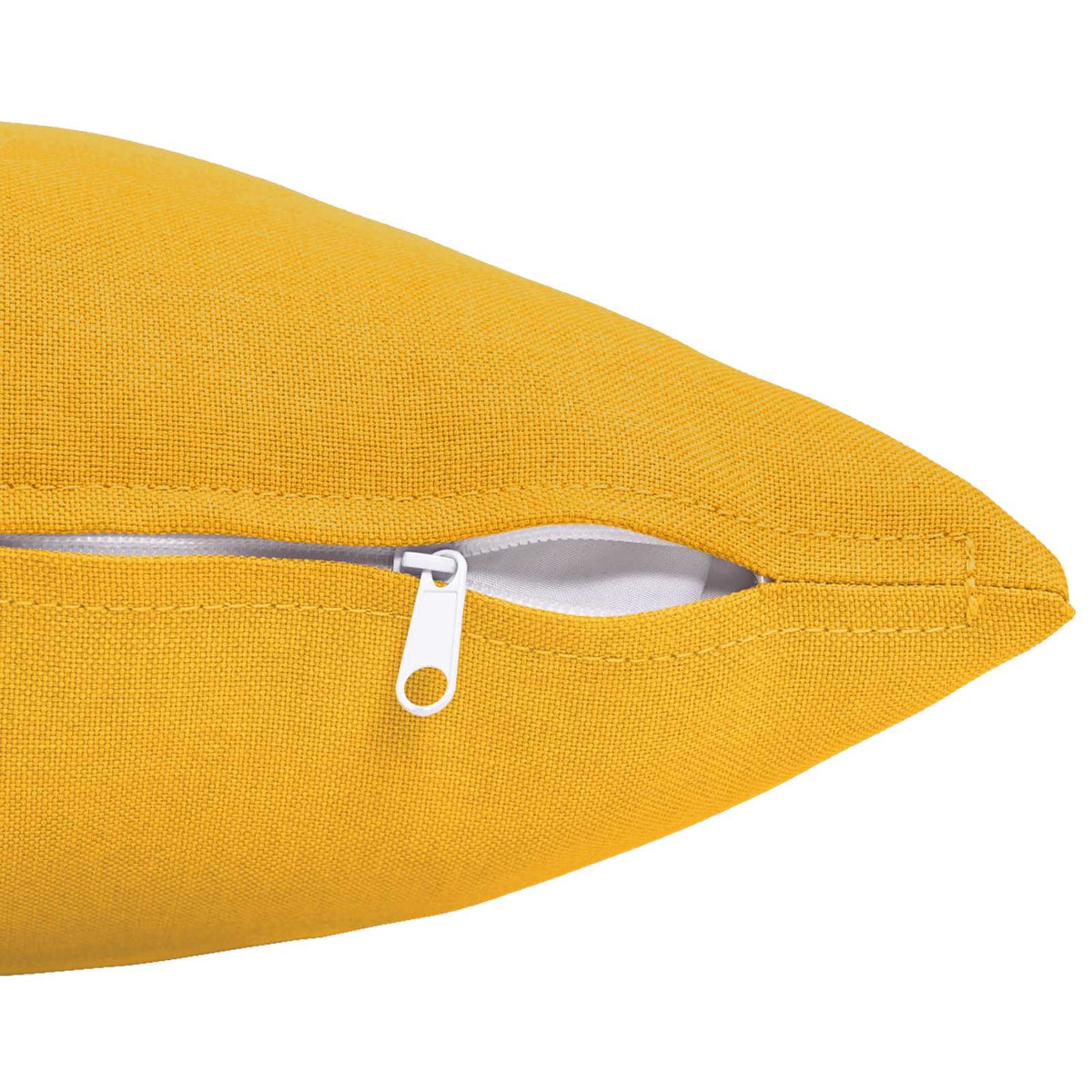 vidaXL Cushion with Pillow HEERLEN 6 pcs Light Yellow Fabric 4