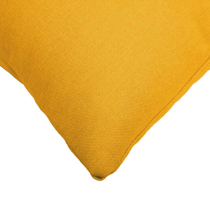 vidaXL Cushion with Pillow HEERLEN 6 pcs Light Yellow Fabric 5