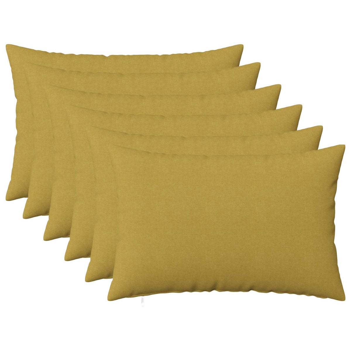 vidaXL Cushion with Pillow HEERLEN 6 pcs Light Green Fabric 1