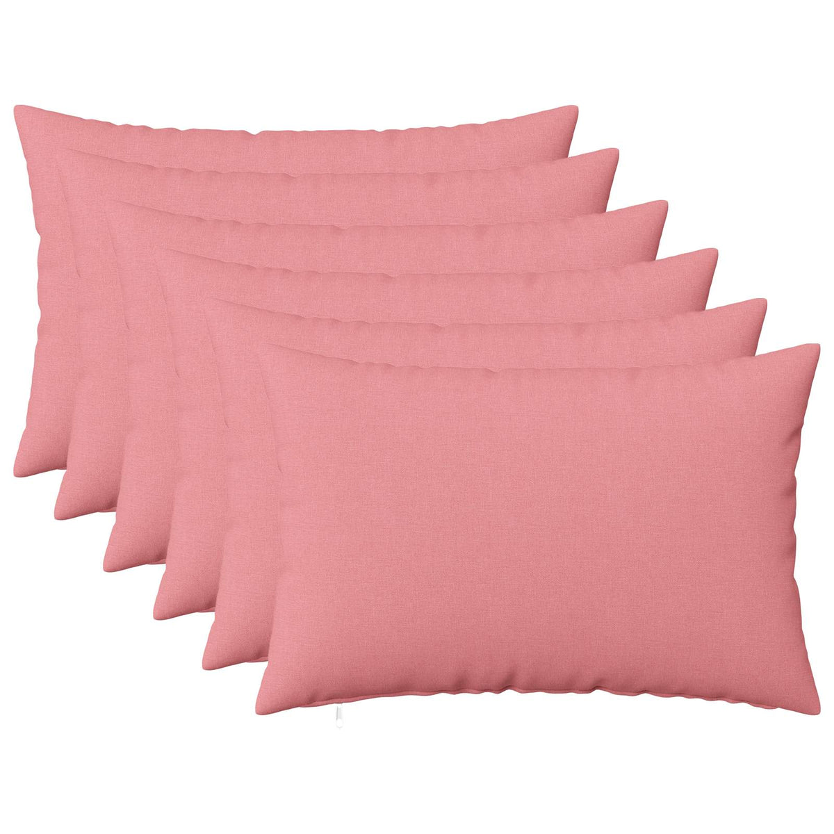 vidaXL Cushion with Pillow HEERLEN 6 pcs Pink Fabric 1