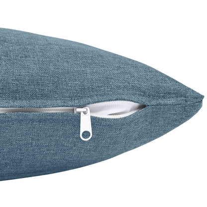 vidaXL Cushion with Pillow HEERLEN 6 pcs Jeans Blue Fabric 4