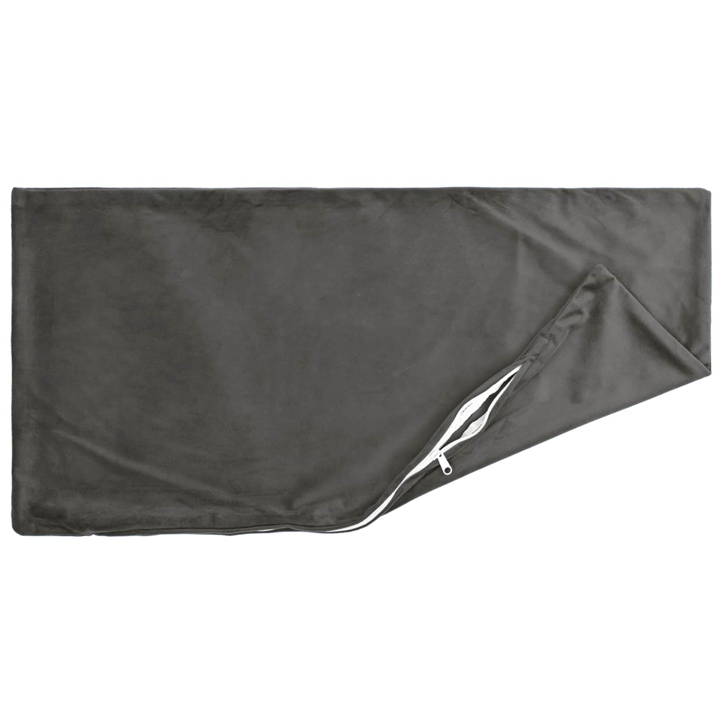 vidaXL Cushion with Pillow HEERLEN 6 pcs Dark Grey Velvet 3